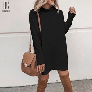 Black Sweater Dress